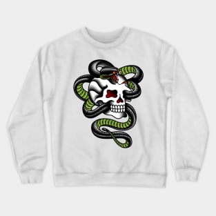 Serpent Skull Crewneck Sweatshirt